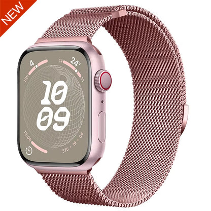 Milanese Strap for  Watch 44Mm 40Mm 45Mm 41Mm 46Mm 42Mm 38 49Mm Metal Bracelet Iwatch Series 10 Ultra 9 8 7 6 5 4 3 SE Band