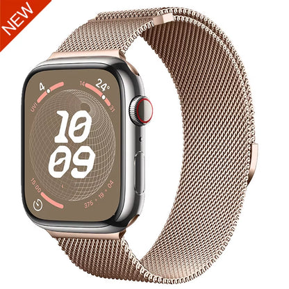 Milanese Strap for  Watch 44Mm 40Mm 45Mm 41Mm 46Mm 42Mm 38 49Mm Metal Bracelet Iwatch Series 10 Ultra 9 8 7 6 5 4 3 SE Band