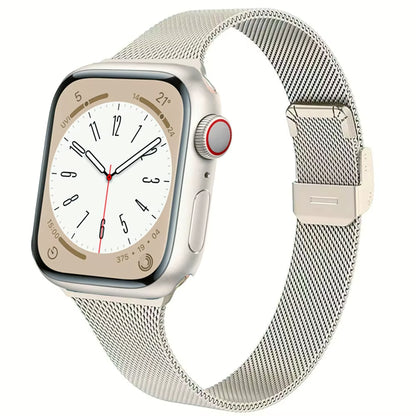 Milanese Strap for  Watch 44Mm 40Mm 45Mm 41Mm 46Mm 42Mm 38 49Mm Metal Bracelet Iwatch Series 10 Ultra 9 8 7 6 5 4 3 SE Band