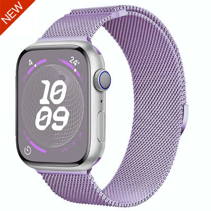 Milanese Strap for  Watch 44Mm 40Mm 45Mm 41Mm 46Mm 42Mm 38 49Mm Metal Bracelet Iwatch Series 10 Ultra 9 8 7 6 5 4 3 SE Band