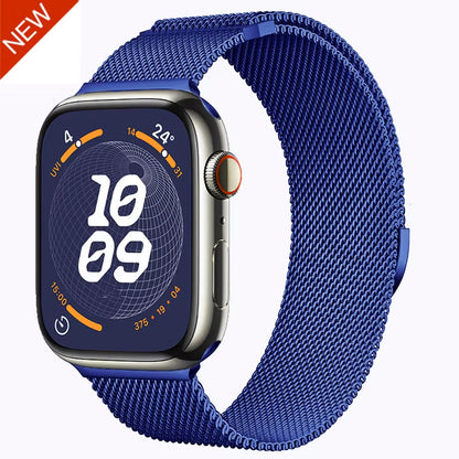 Milanese Strap for  Watch 44Mm 40Mm 45Mm 41Mm 46Mm 42Mm 38 49Mm Metal Bracelet Iwatch Series 10 Ultra 9 8 7 6 5 4 3 SE Band